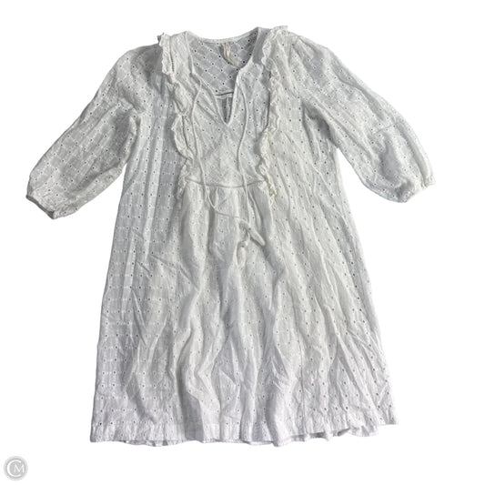 Dress Casual Short By Anthropologie In White, Size: M