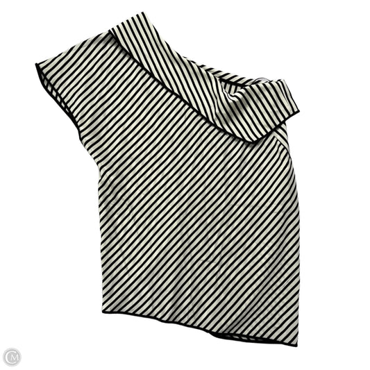Blouse Designer By Diane Von Furstenberg In Striped Pattern, Size: M