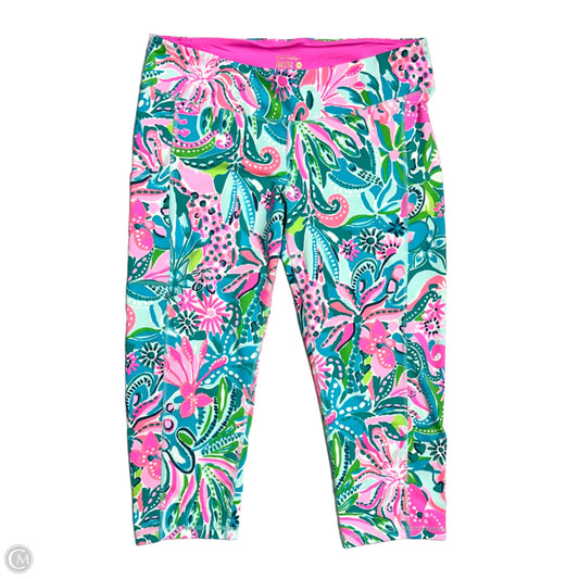 Pants Designer By Lilly Pulitzer In Blue & Green, Size: Xl