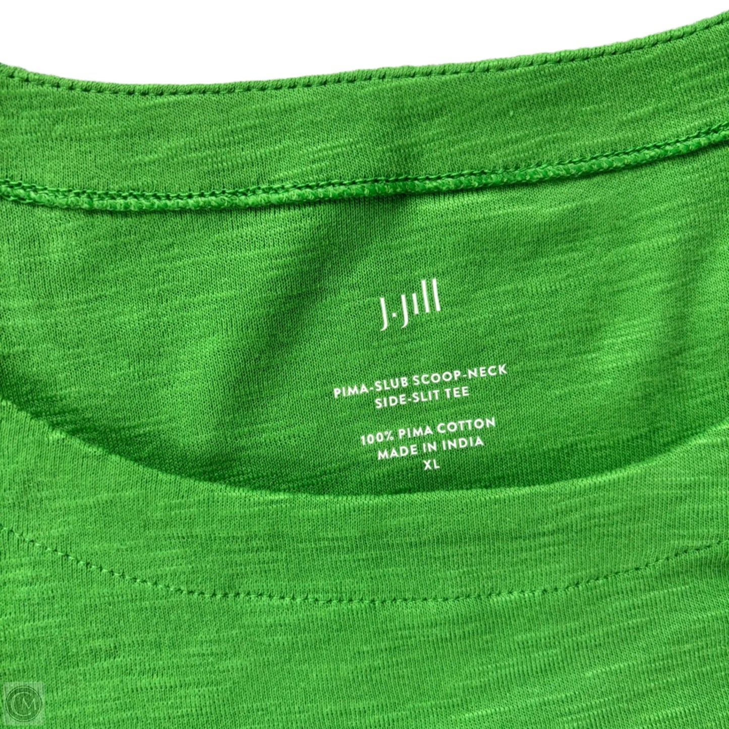 Top Short Sleeve By J. Jill In Green, Size: Xl