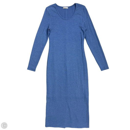 Dress Casual Midi By Marine Layer In Blue, Size: M
