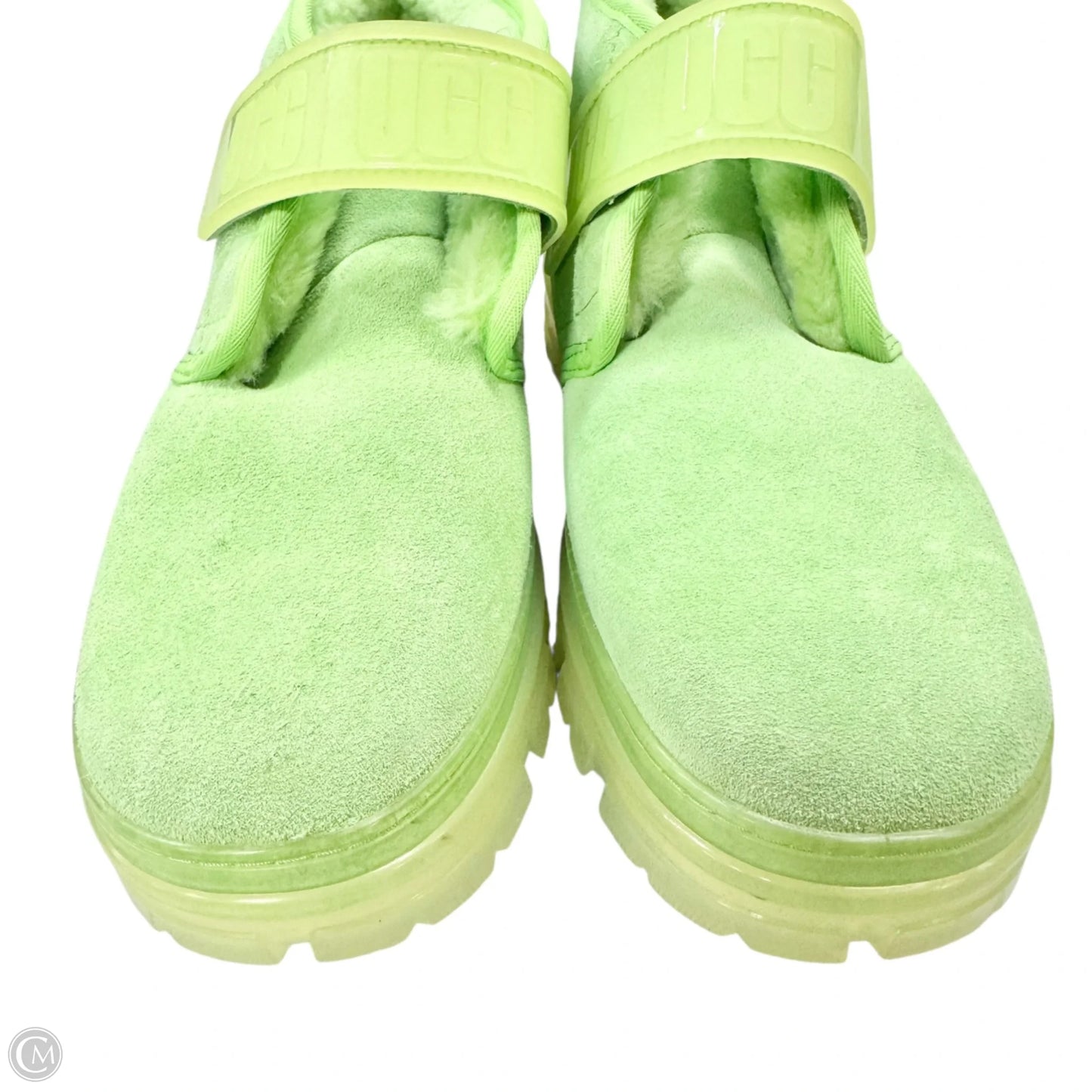 Boots Designer By Ugg In Green, Size: 9