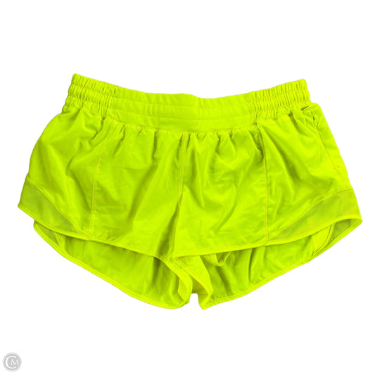 Athletic Shorts By Lululemon In Yellow, Size: L
