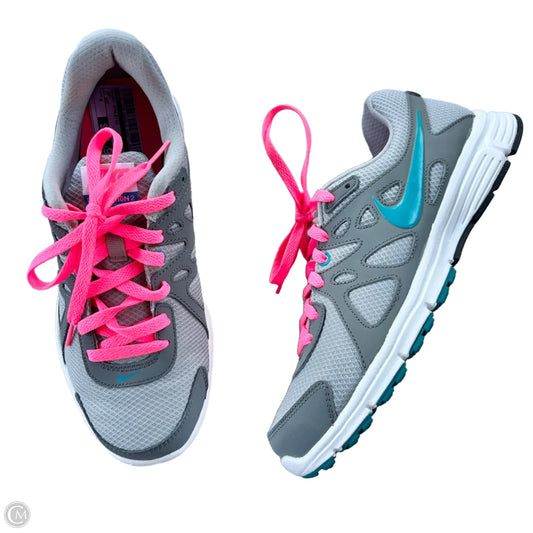 Shoes Athletic By Nike In Grey, Size: 9