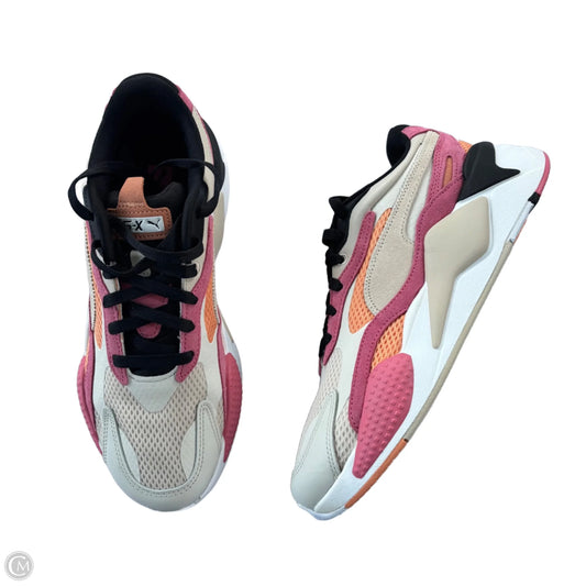 Shoes Athletic By Puma In Cream & Pink, Size: 10