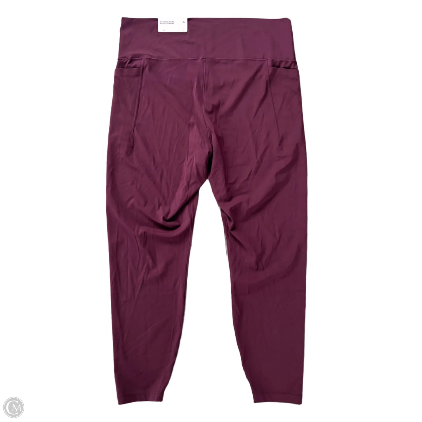 Athletic Leggings By Soma In Maroon, Size: Xl