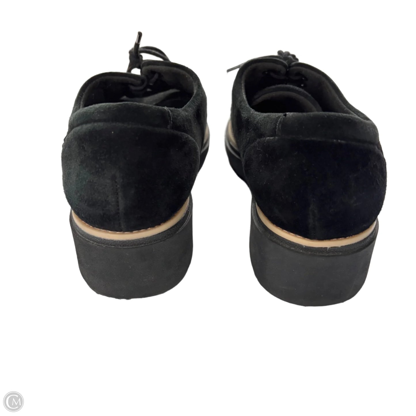 Shoes Flats By Clarks In Black, Size: 8.5