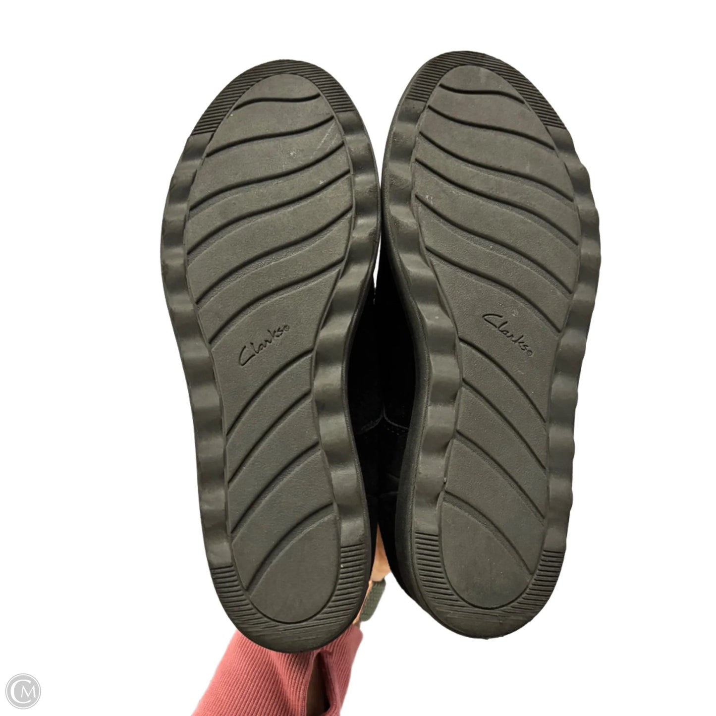 Shoes Flats By Clarks In Black, Size: 8.5