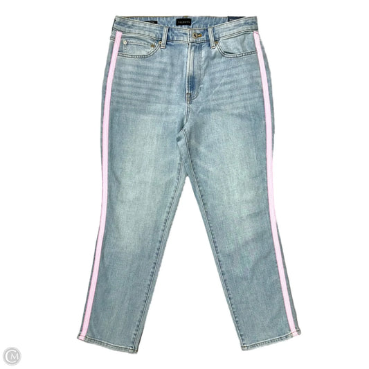 Jeans Straight By Talbots In Blue Denim, Size: 8