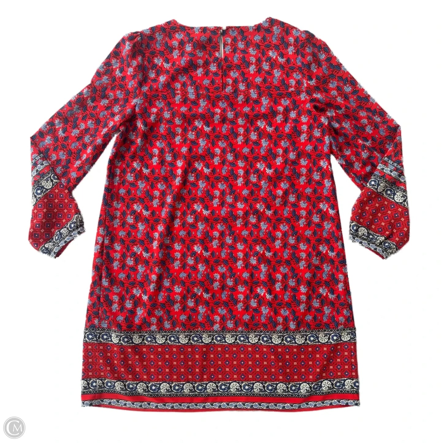 Dress Casual Midi By Loft In Floral Print, Size: M