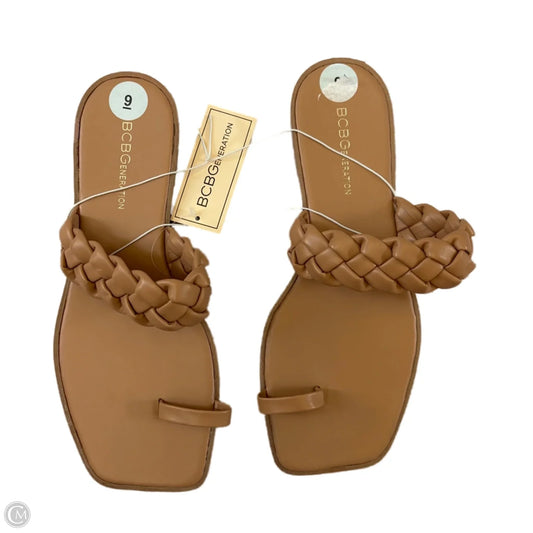 Sandals Flats By Bcbgeneration In Brown, Size: 9