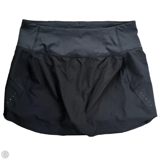 Athletic Skort By Athleta In Black, Size: S