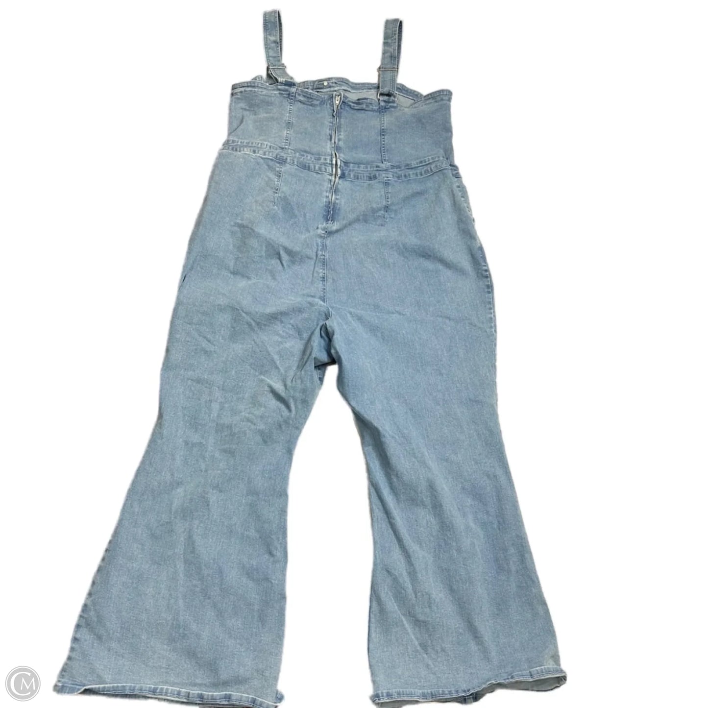 Jumpsuit By Ava & Viv In Blue Denim, Size: 4x