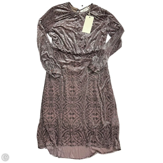 Dress Casual Midi By LaBellum Hillary Scott In Purple, Size: L