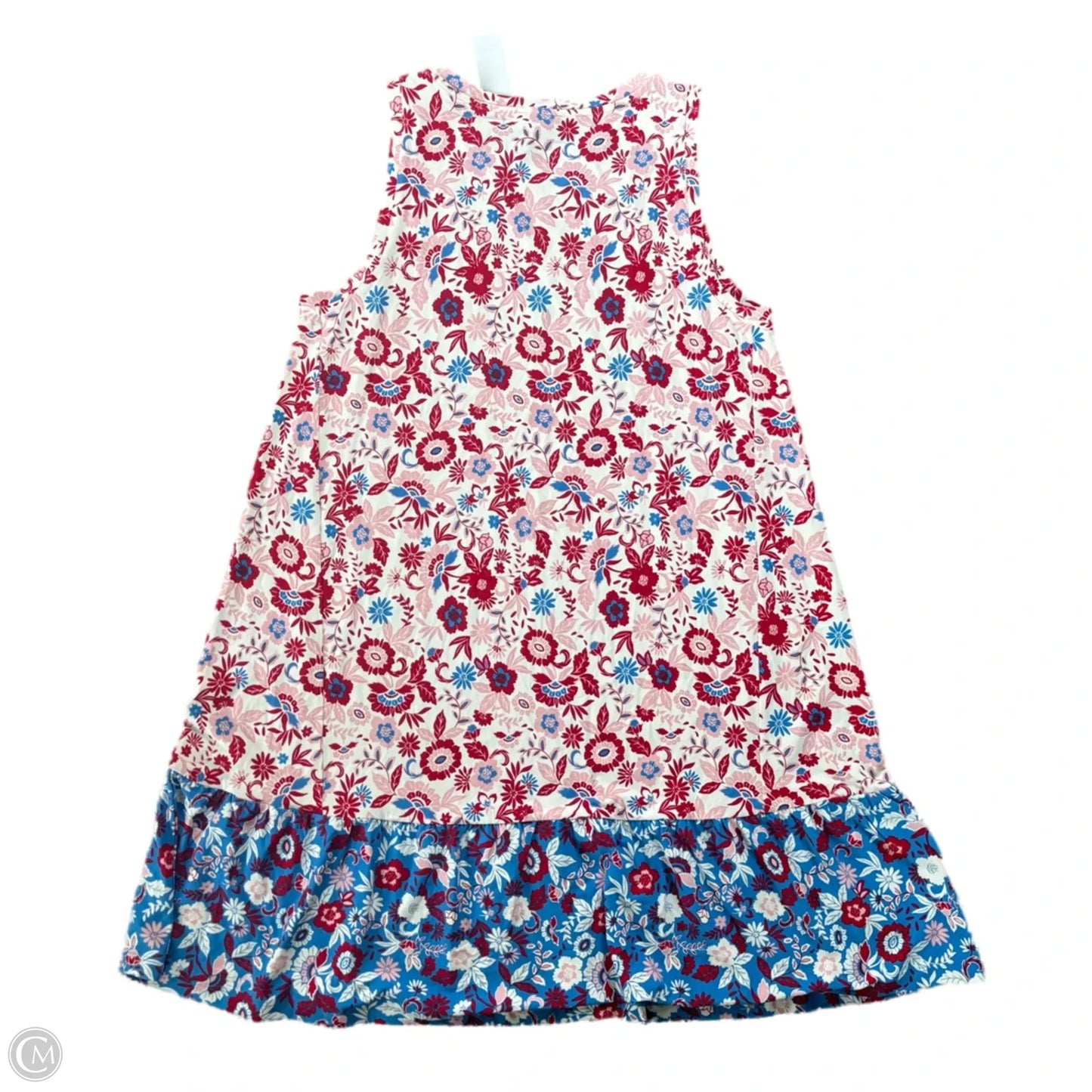 Dress Casual Midi By Loft In Floral Print, Size: L