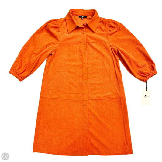 Dress Casual Short By 7 For All Mankind In Orange, Size: S