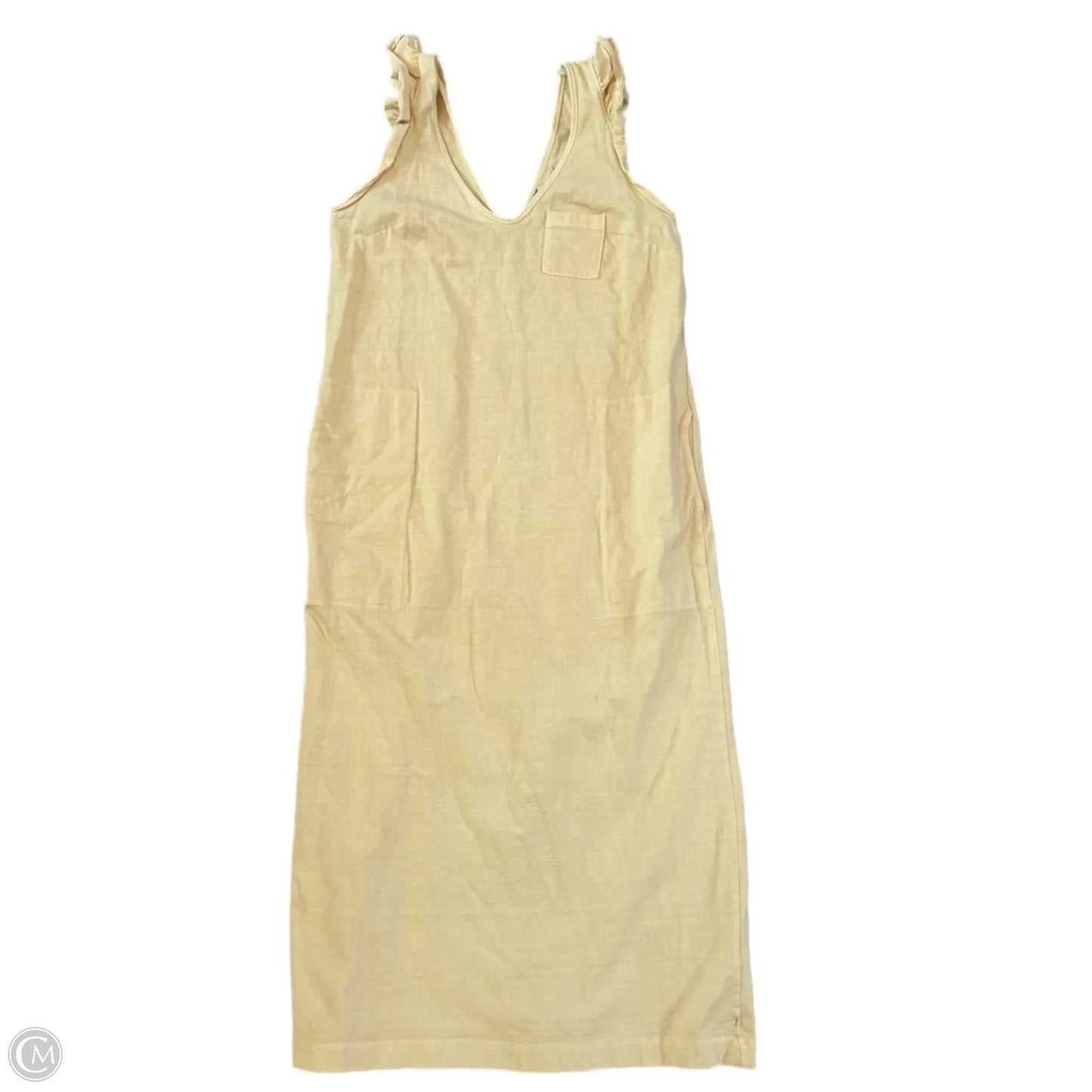 Dress Casual Midi By Free People In Cream, Size: M