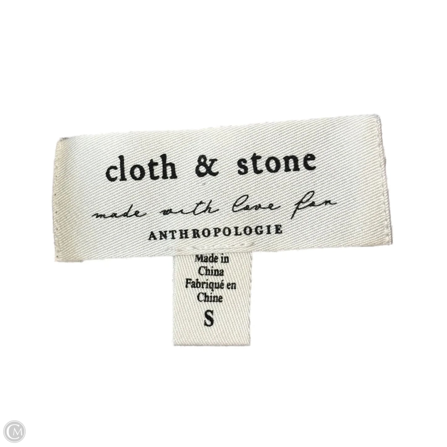 Top Sleeveless By Cloth & Stone In Grey, Size: S