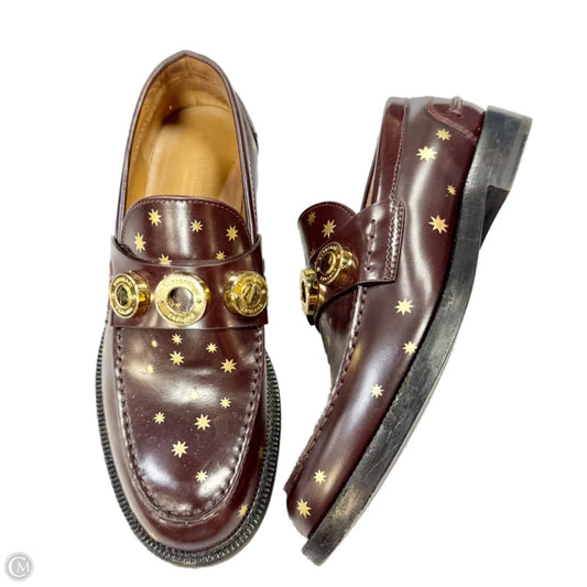 Shoes Luxury Designer By Burberry In Purple, Size: 8.5