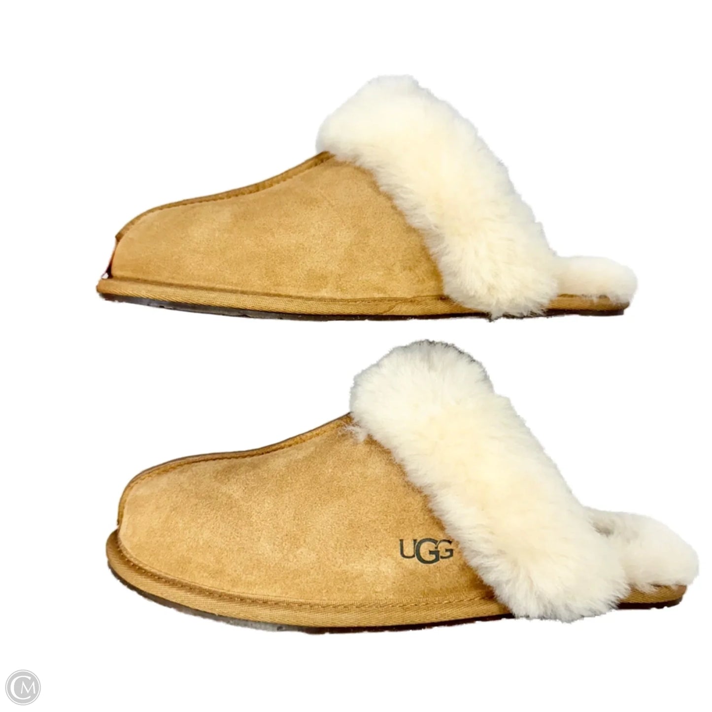 Slippers Designer By Ugg In Brown Size: 8