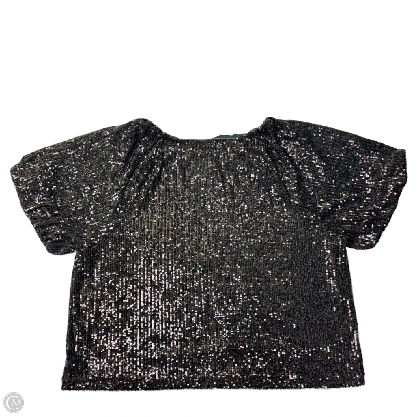 Top Short Sleeve Designer By Lilly Pulitzer In Black, Size: Xl