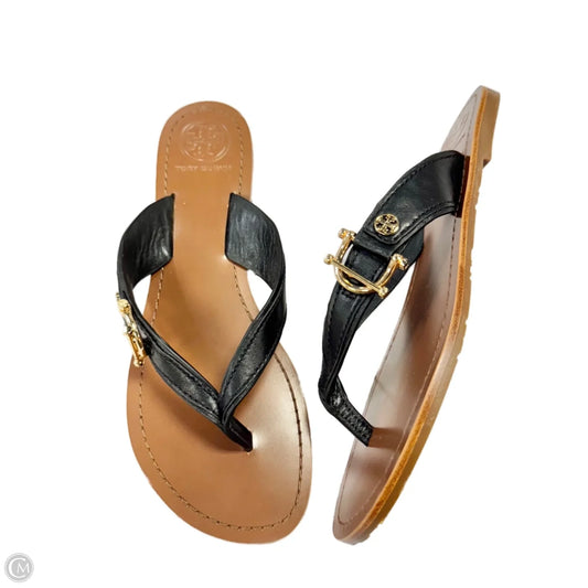Sandals Designer By Tory Burch In Black, Size: 8