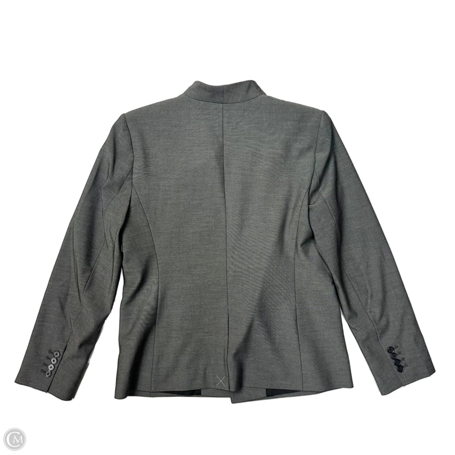 Blazer By Ann Taylor In Grey, Size: L