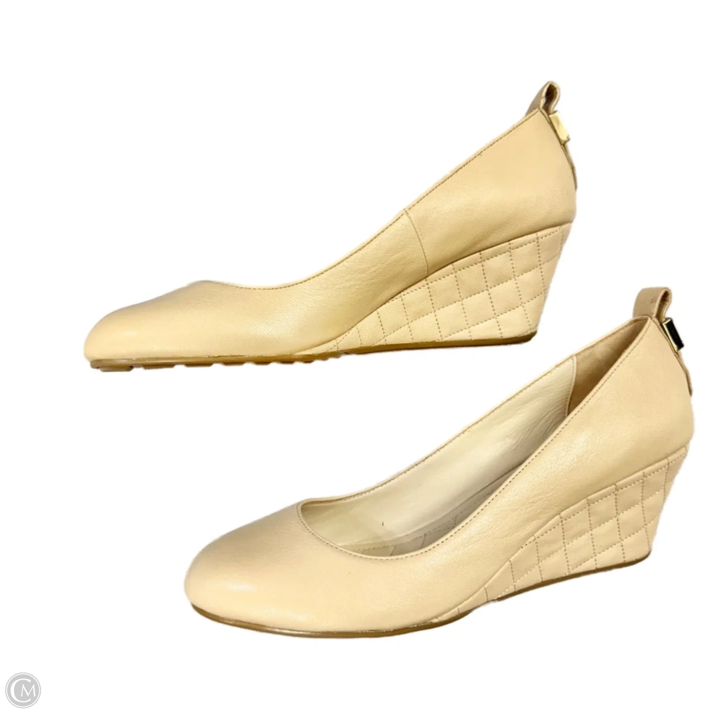 Shoes Heels Wedge By Cole-haan In Tan, Size: 7.5