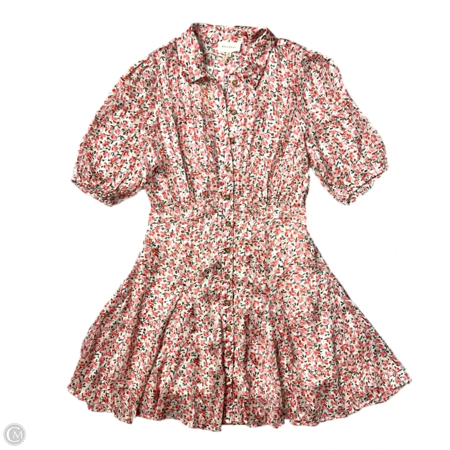 Dress Casual Short By Melloday In Floral Print, Size: Xs