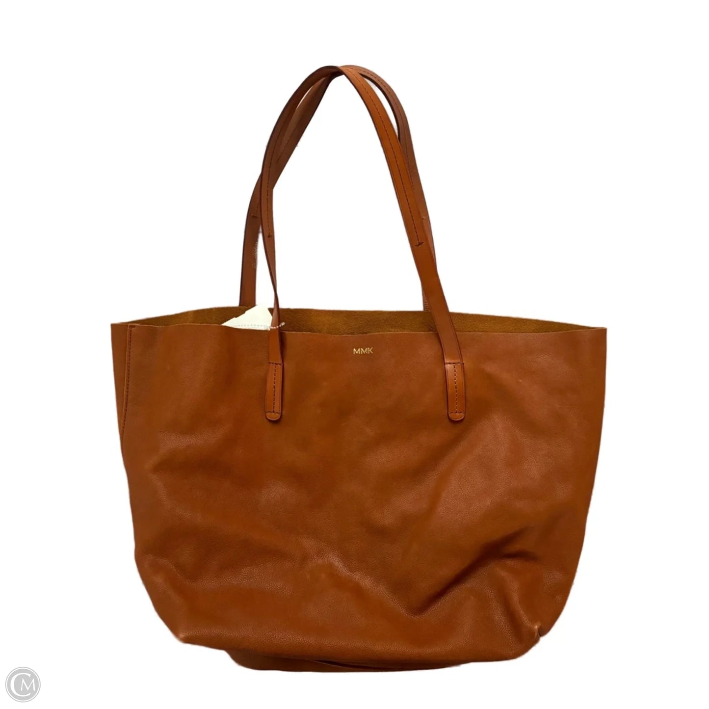 Tote Leather By Mark & Graham, Size: Large