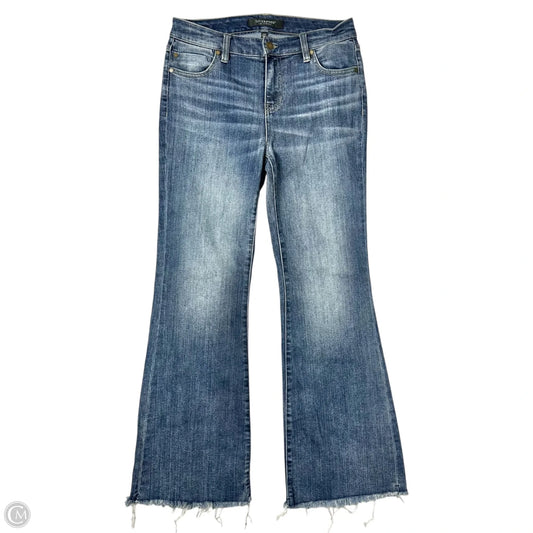 Jeans Flared By Liverpool In Blue Denim, Size: 6