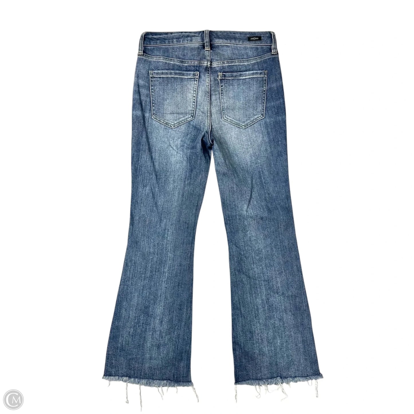 Jeans Flared By Liverpool In Blue Denim, Size: 6