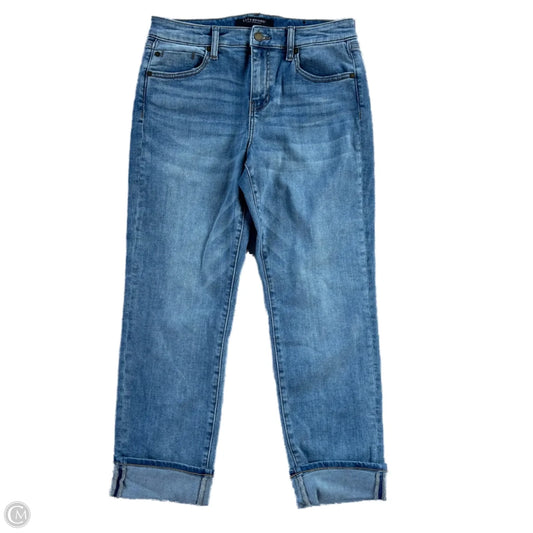 Jeans Boyfriend By Liverpool In Blue Denim, Size: 8