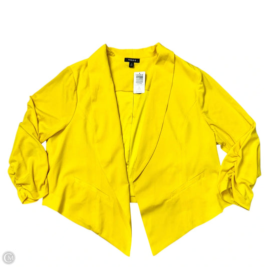 Blazer By Torrid In Yellow, Size: 2x