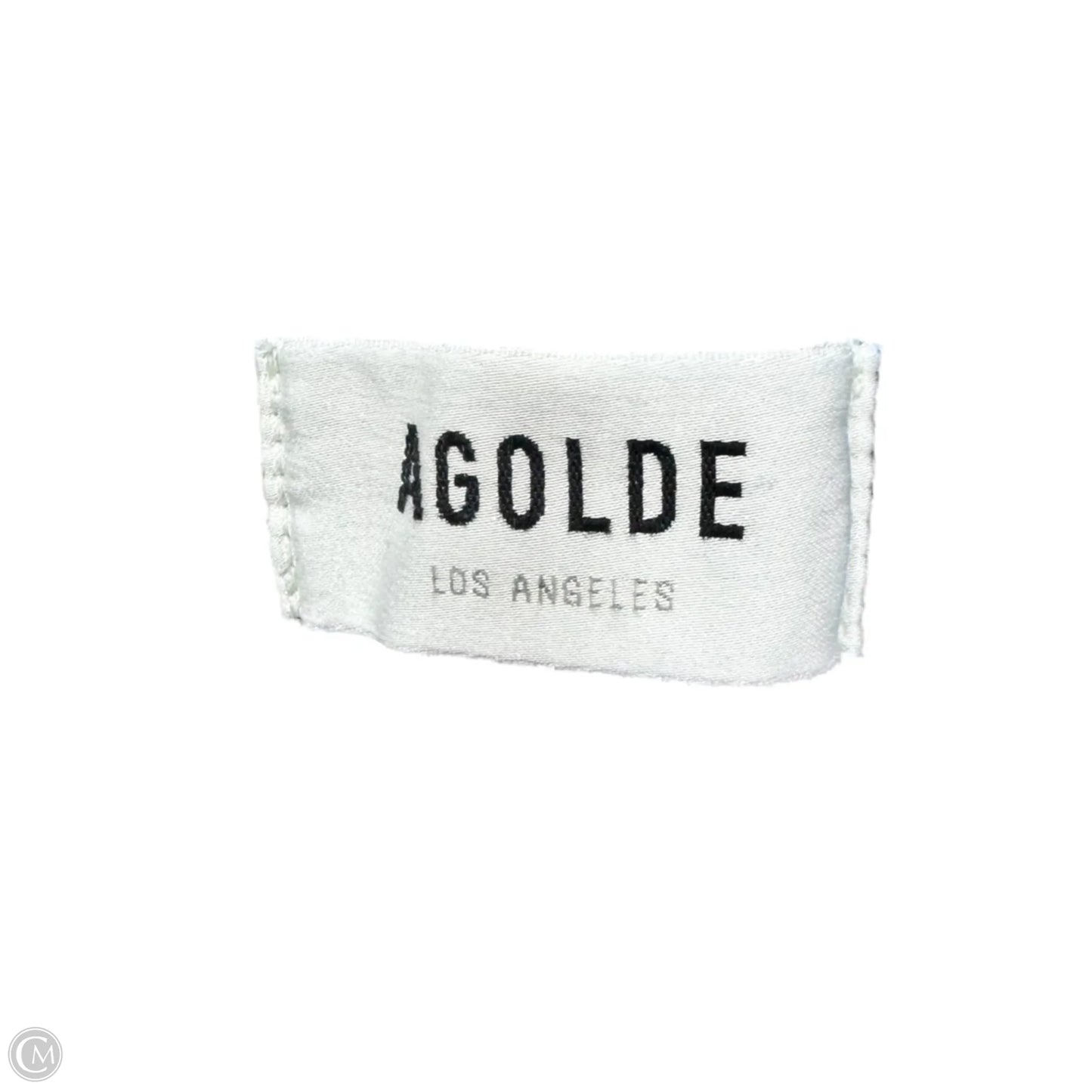 Jeans Straight By Agolde In Blue Denim, Size: 2