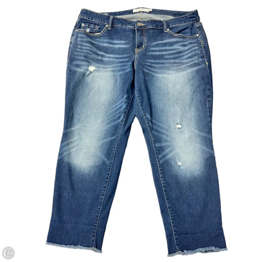 Jeans Boyfriend By Torrid In Blue Denim, Size: 20