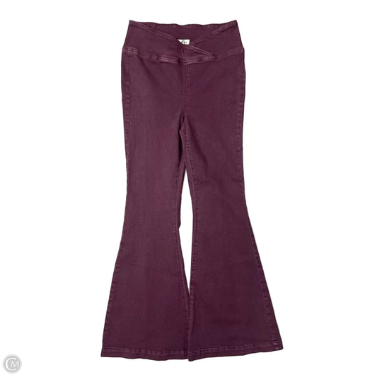 Jeans Flared By We The Free In Purple Denim, Size: 10