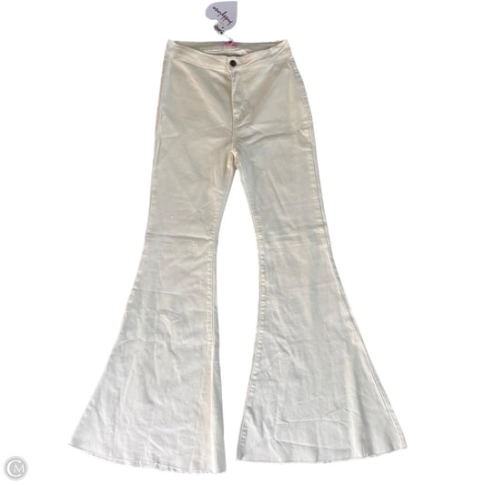Jeans Flared By Buddy Love In White Denim, Size: 8
