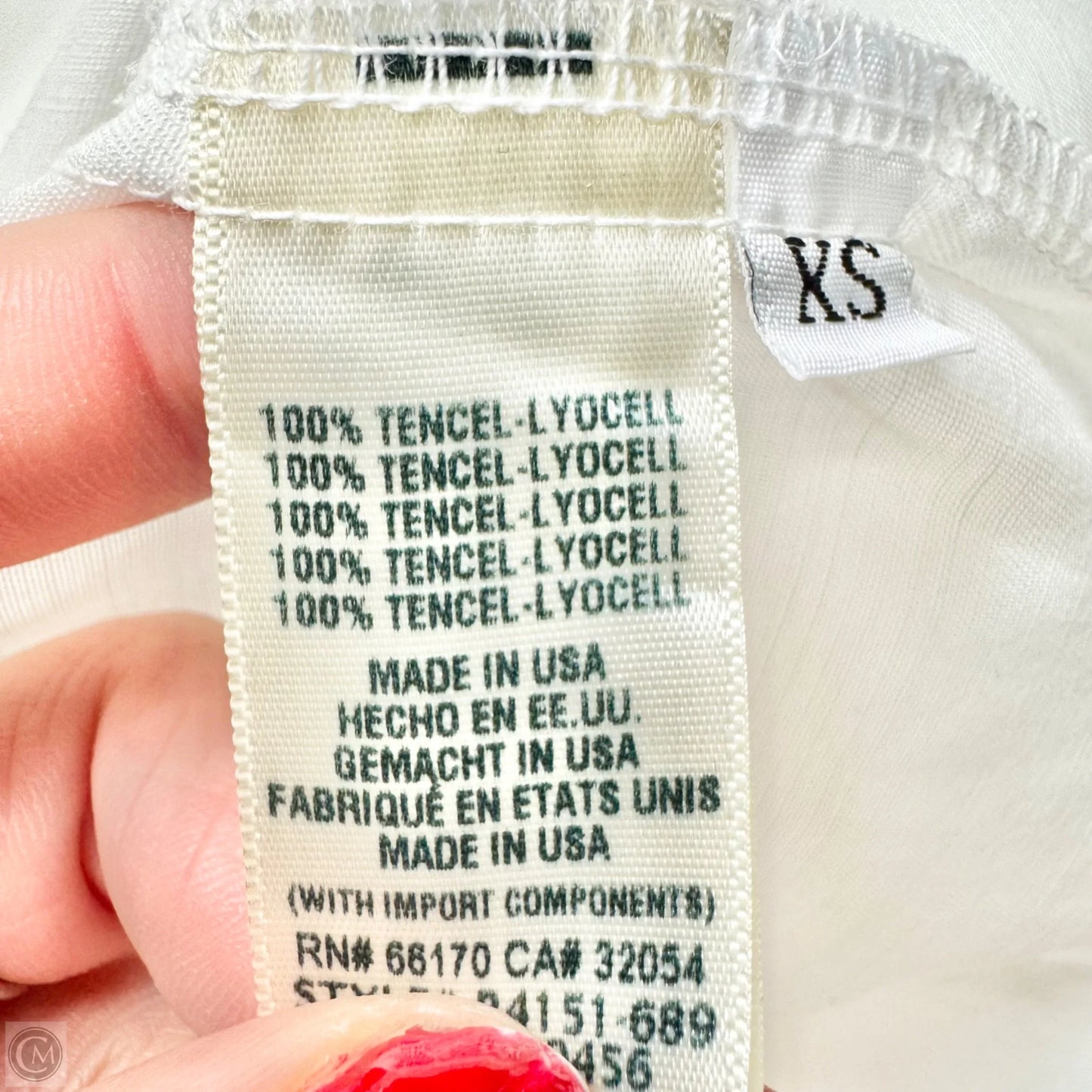 Top Long Sleeve By Cloth & Stone In White, Size: Xs