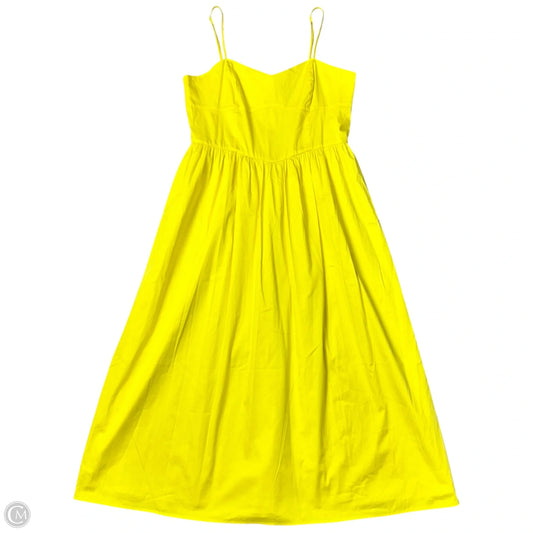 Dress Casual Midi By French Connection In Yellow, Size: M