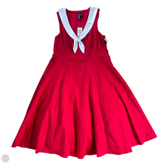 Dress Casual Midi By Torrid In Red, Size: L