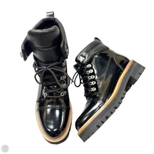 Boots Leather By Marc Fisher In Black, Size: 8.5