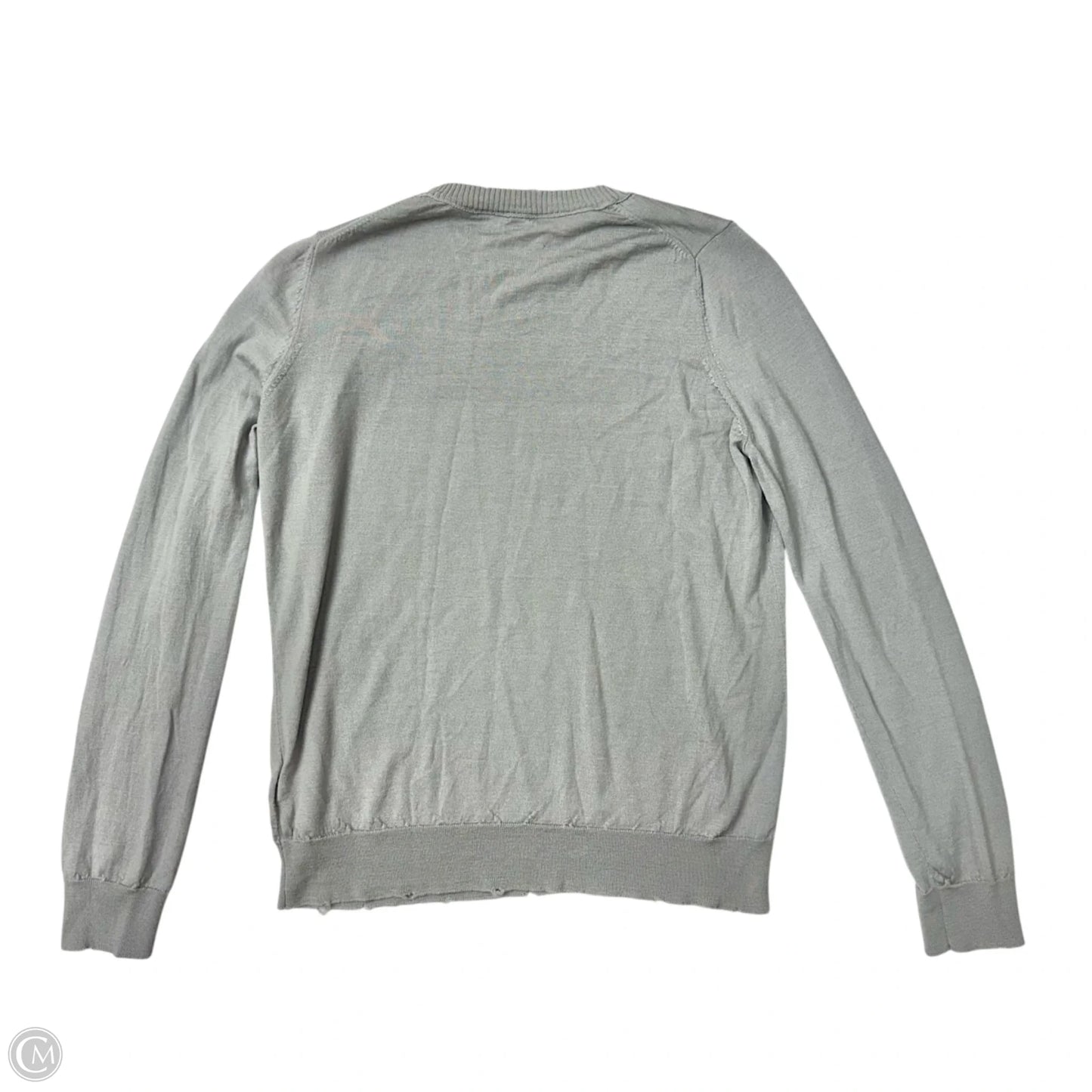 Top Long Sleeve By Zadig And Voltaire In Grey, Size: M