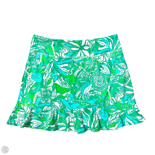 Skort Designer By Lilly Pulitzer In Floral Print, Size: M