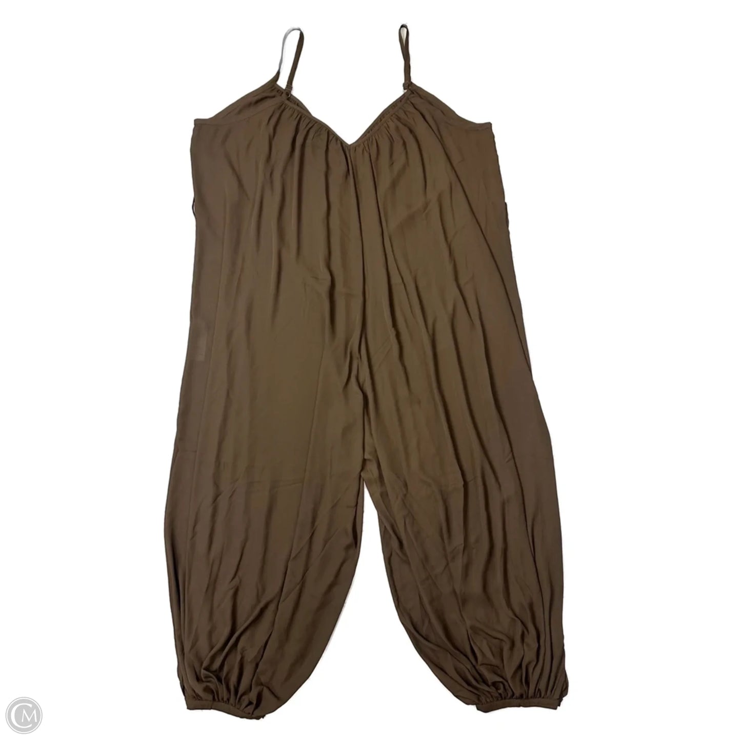Jumpsuit By City Chic In Brown, Size: 1x