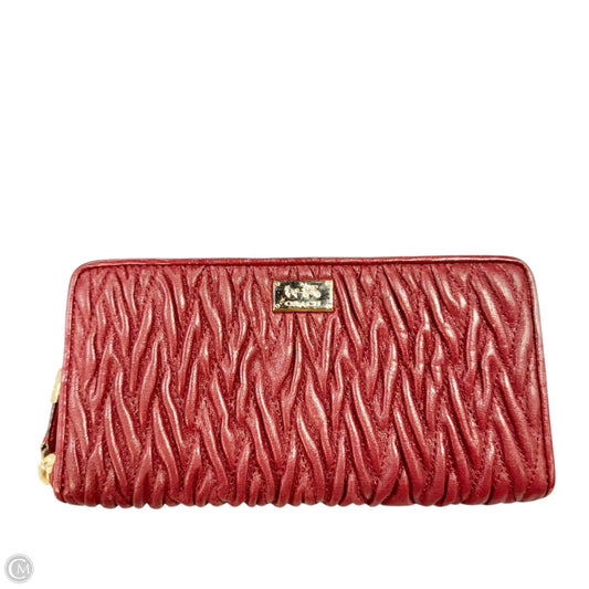 Wallet Designer By Coach, Size: Medium