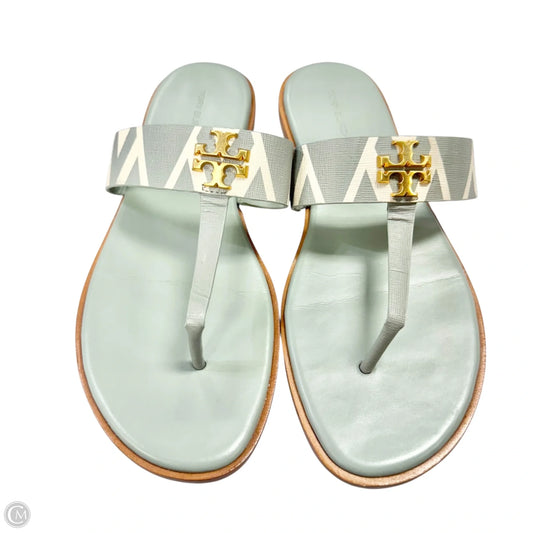 Sandals Designer By Tory Burch In Blue, Size: 8.5