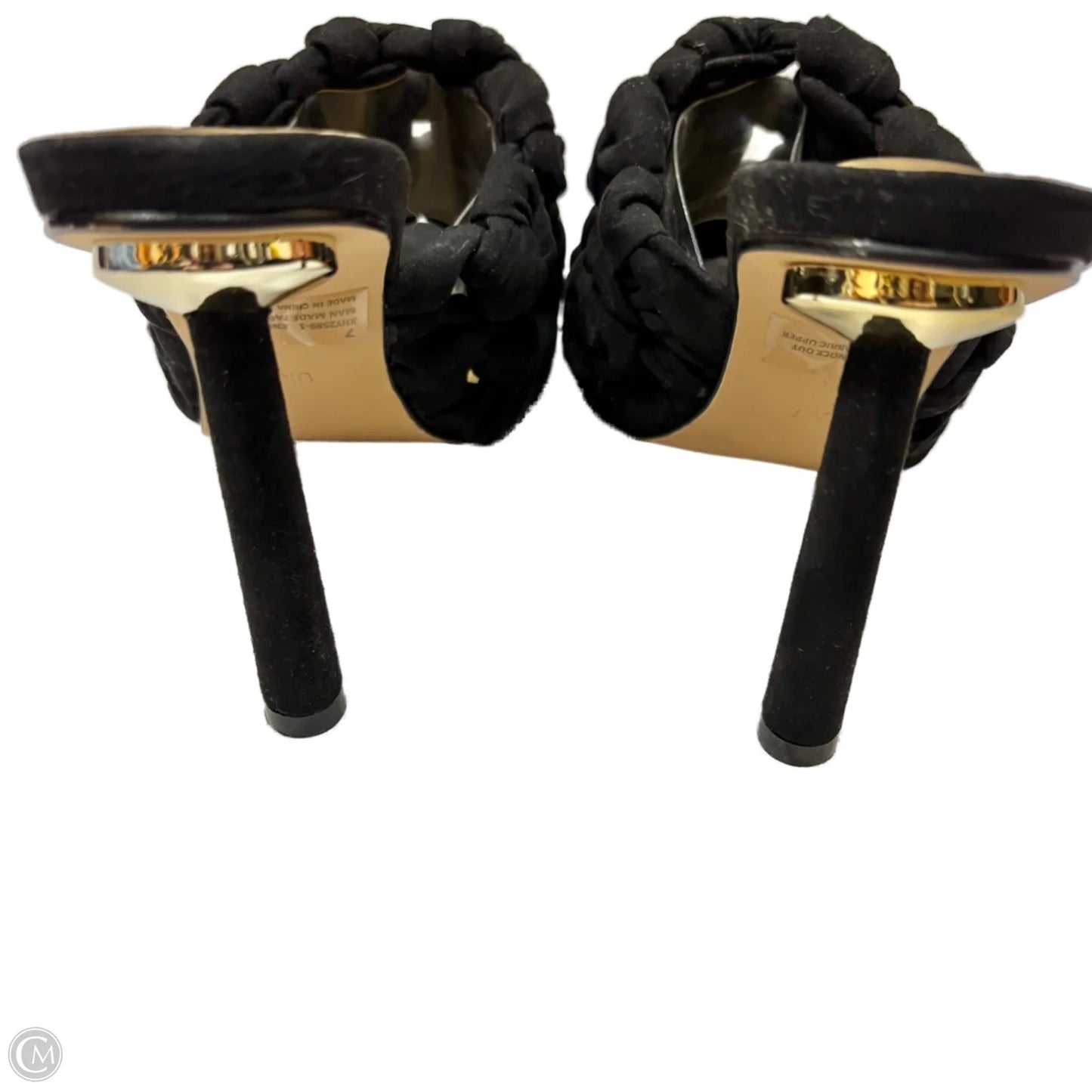 Sandals Heels Stiletto By Ego In Black, Size: 9