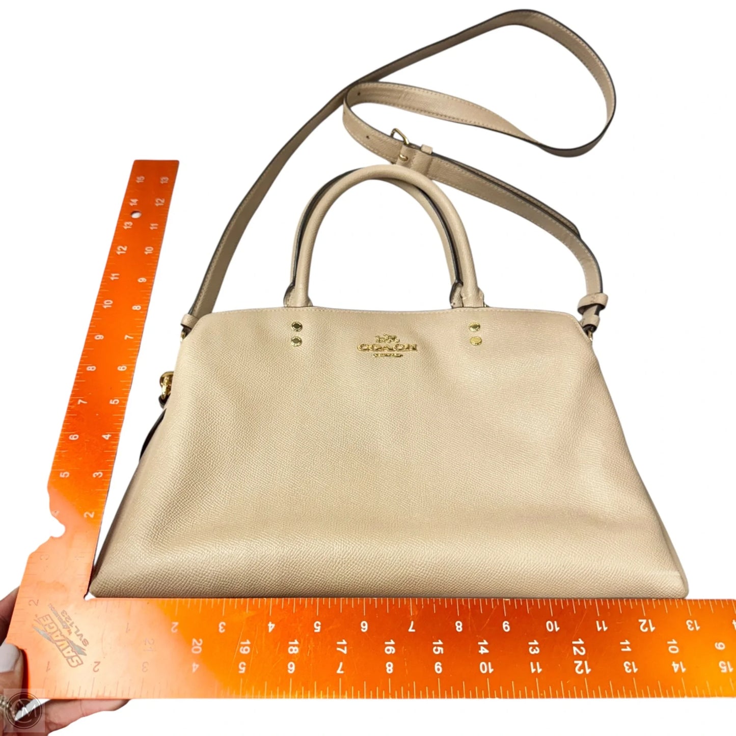 Handbag Designer By Coach, Size: Medium