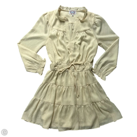 Dress Casual Short By Libby Kat In Cream, Size: Xs